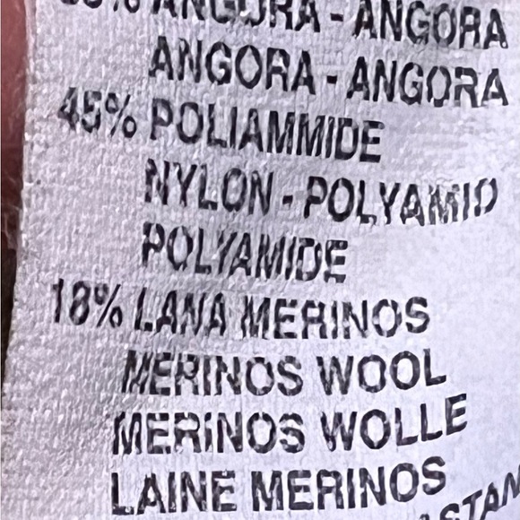 Liu Jo Angora Blend Knit Halter Top Size S - Picture 7 of 8